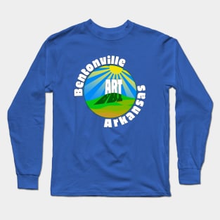 Bentonville, Arkansas Art Design Long Sleeve T-Shirt